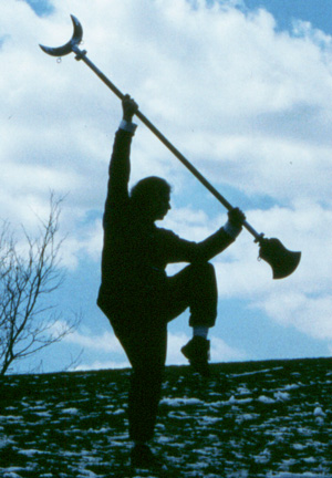 Buddha Zhen and his Shaolin Monk Spade